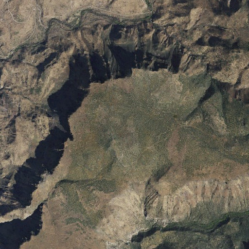 Aerial imagery of Deadman Mesa, AZ