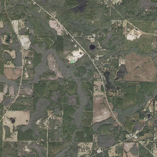 Aerial imagery of Gum Creek, FL
