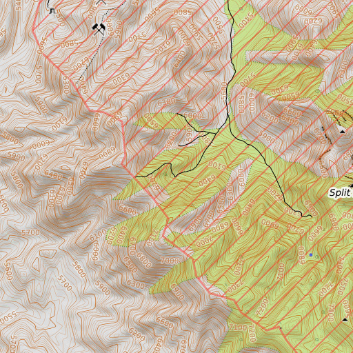 OpenTopoMap map of Deer Spring, AZ