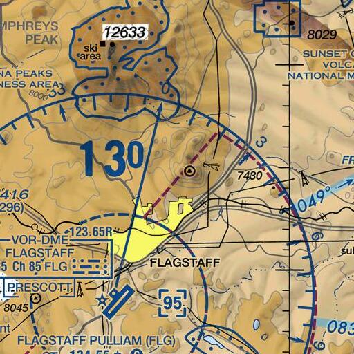 FAA VFR chart of Devils Head, AZ