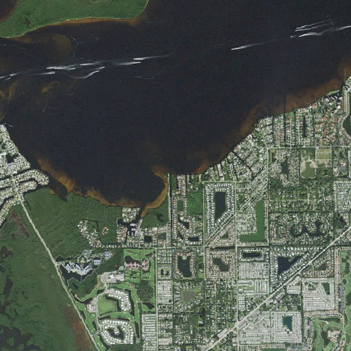 Aerial imagery of Iona Point, FL