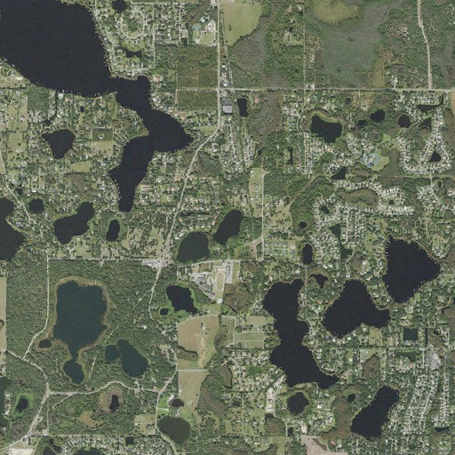 Aerial imagery of James Lake, FL