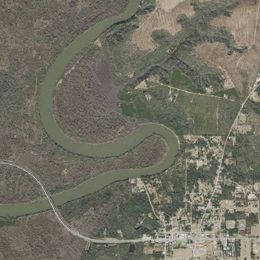 Aerial imagery of Kelley Branch, FL