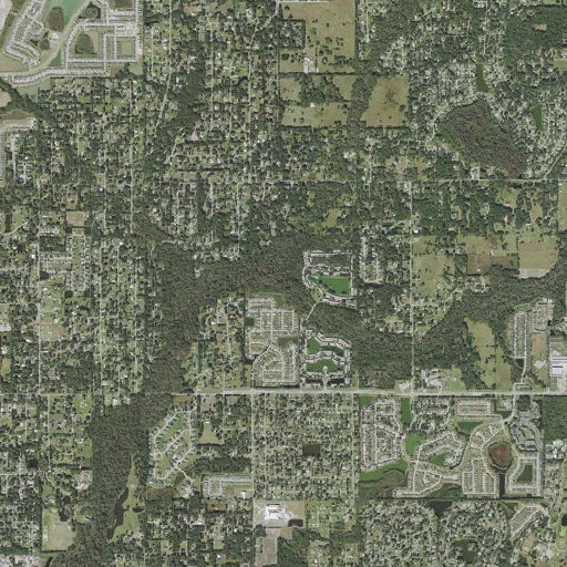 Aerial imagery of Lake Drain, FL
