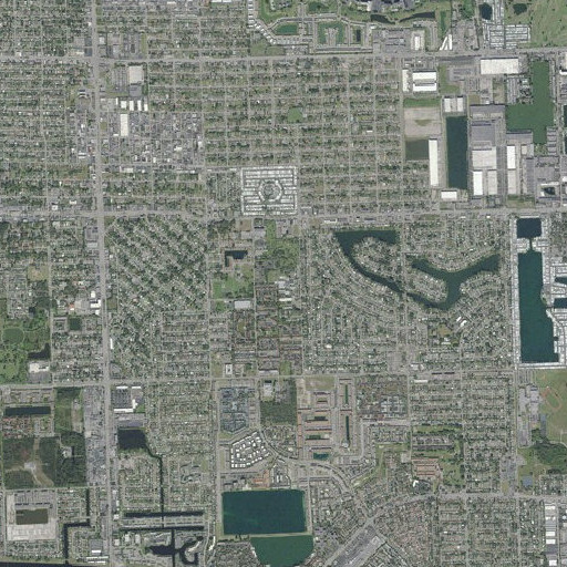 Aerial imagery of Lake Forest Elementary School, FL