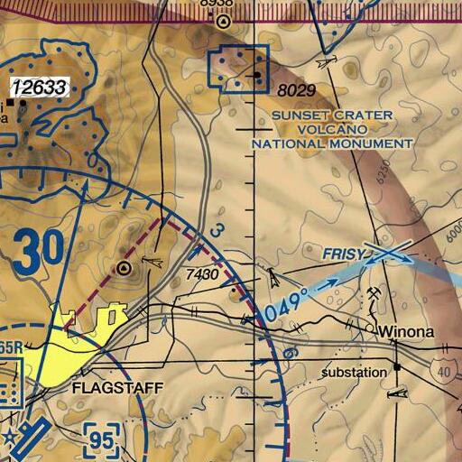 FAA VFR chart of Doney Park, AZ