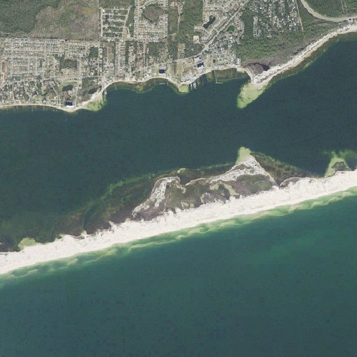 Aerial imagery of Langley Point, FL