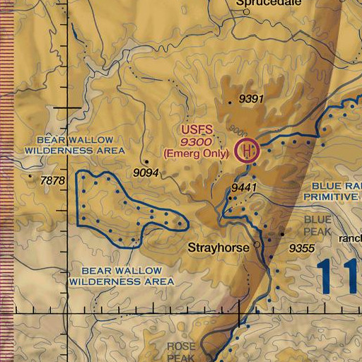FAA VFR chart of Double Cienega, AZ