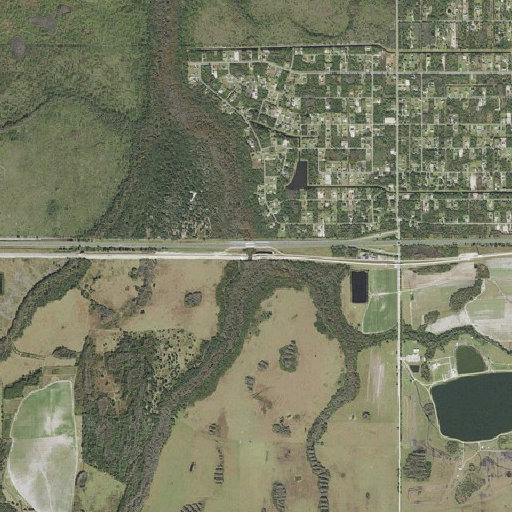 Aerial imagery of Little Creek, FL