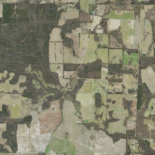 Aerial imagery of Lovewood School, FL