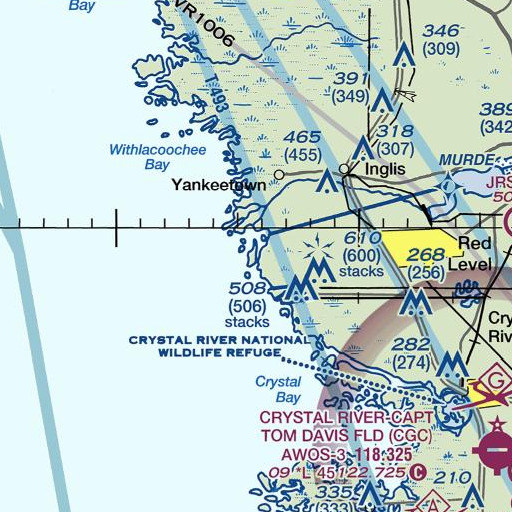 FAA VFR chart of Lutrell Island, FL