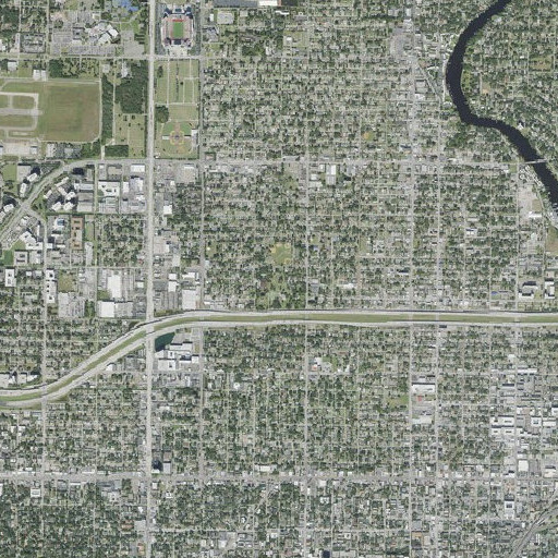 Aerial imagery of MacFarlane Park, FL