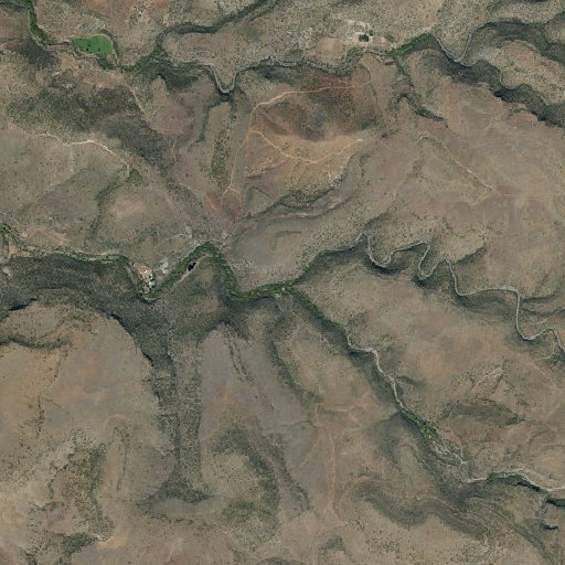 Aerial imagery of Dry Creek, AZ