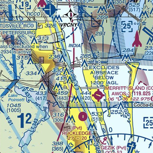 FAA VFR chart of Magnolia Point, FL
