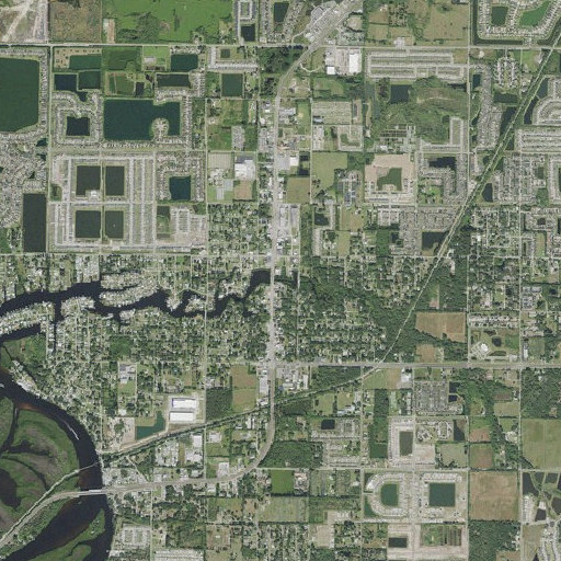Aerial imagery of Marsh Branch, FL