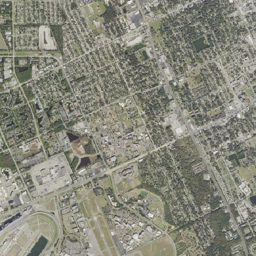 Aerial imagery of Memorial Stadium, FL