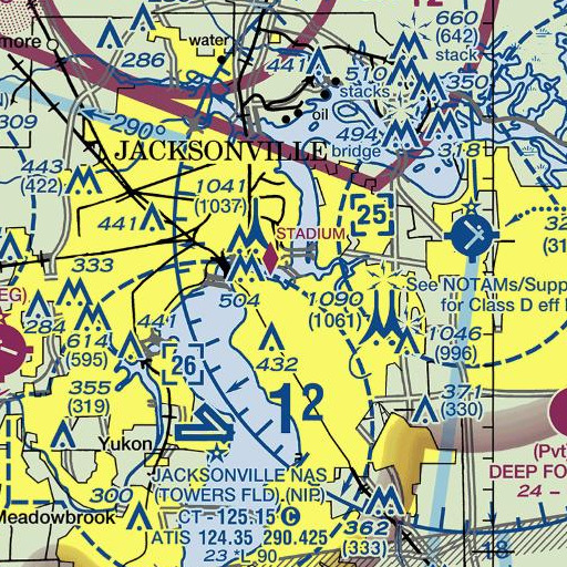 FAA VFR chart of Miller Creek, FL