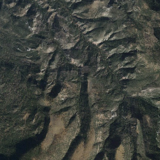 Aerial imagery of Dutch Oven Spring, AZ