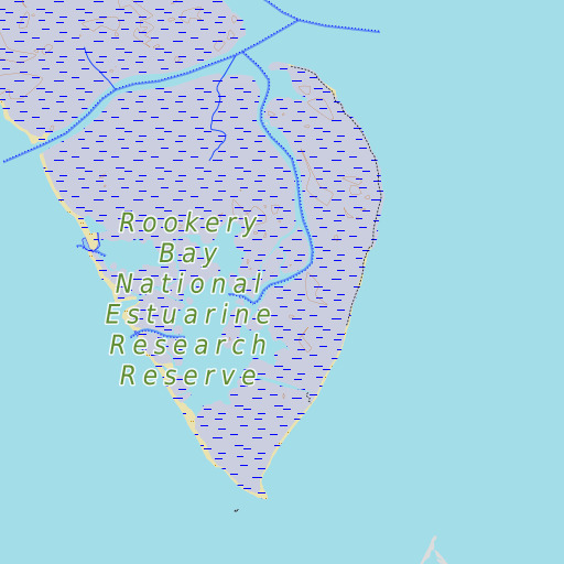 OpenTopoMap map of Morgan River, FL