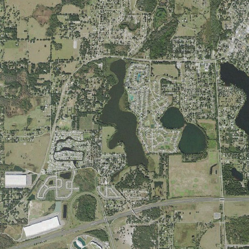 Aerial imagery of Mud Lake, FL