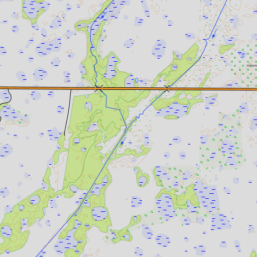 OpenTopoMap map of Mud Slough, FL