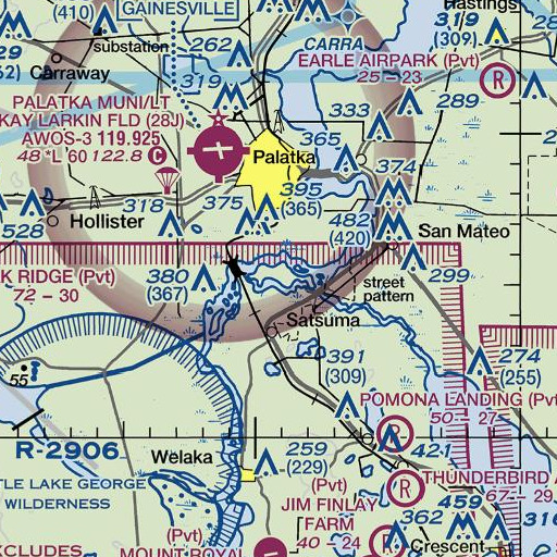 FAA VFR chart of Murphy Island, FL