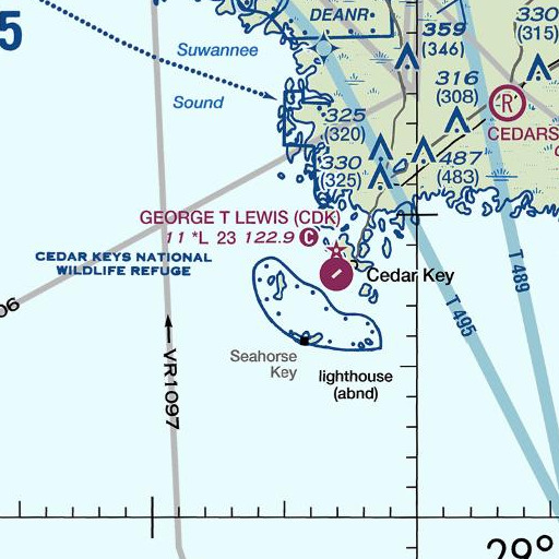 FAA VFR chart of North Key, FL