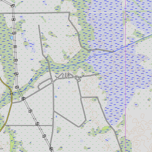 OpenTopoMap map of Orlando Ranch, FL
