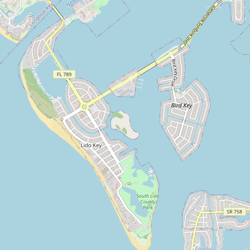OpenStreetMap map of Otter Key, FL