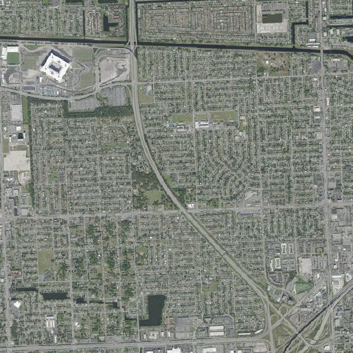 Aerial imagery of Parkway Elementary School, FL