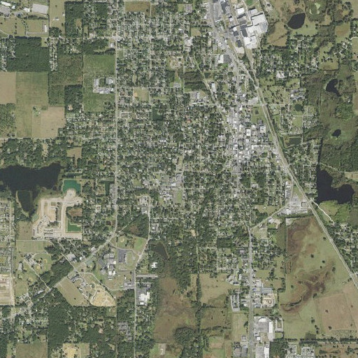 Aerial imagery of Pasco Middle School, FL