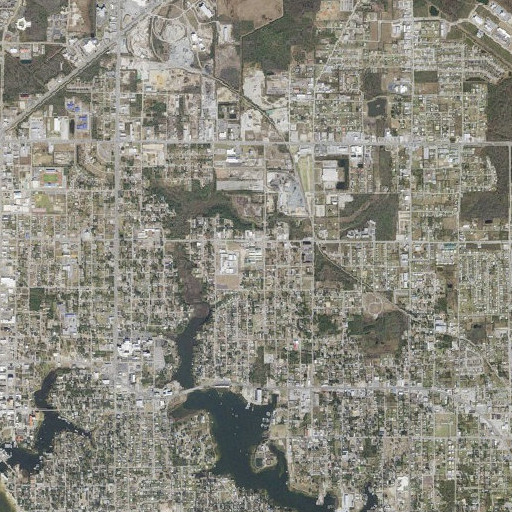 Aerial imagery of Oscar Patterson Elementary School, FL