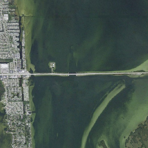 Aerial imagery of Peebles Bridge, FL