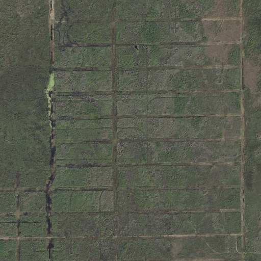 Aerial imagery of Picayune Strand, FL