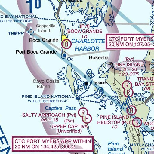 FAA VFR chart of Primo Point, FL