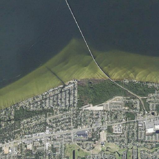 Aerial imagery of Redfish Point, FL