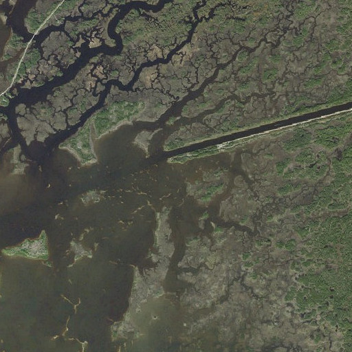 Aerial imagery of Richardson Creek, FL