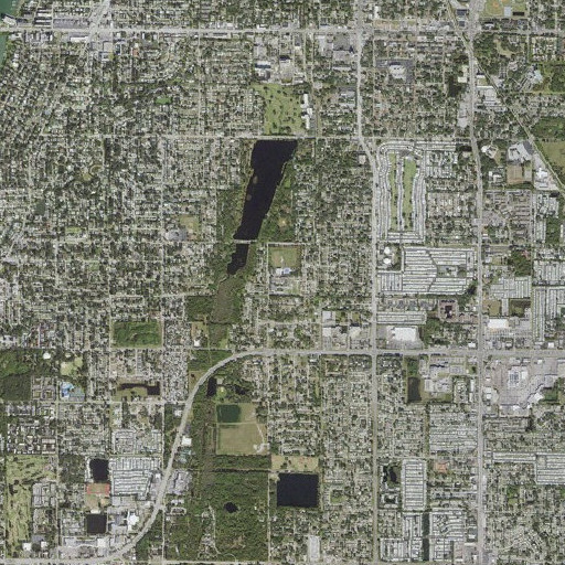 Aerial imagery of Ridgecrest Elementary School, FL