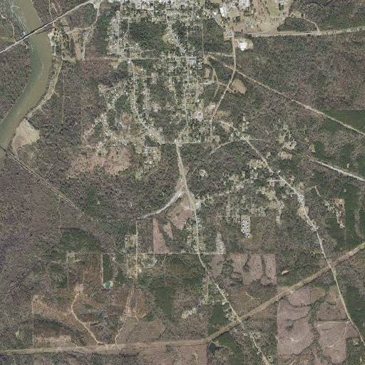 Aerial imagery of River Junction, FL