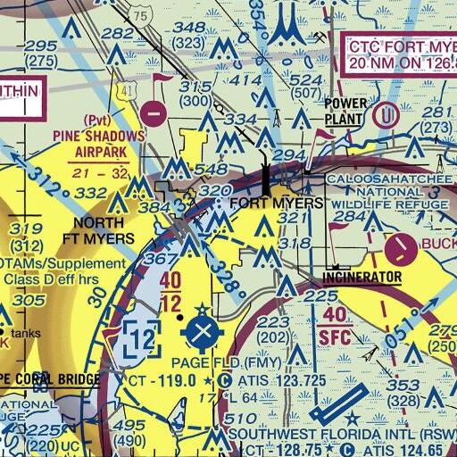 FAA VFR chart of Riverside School, FL