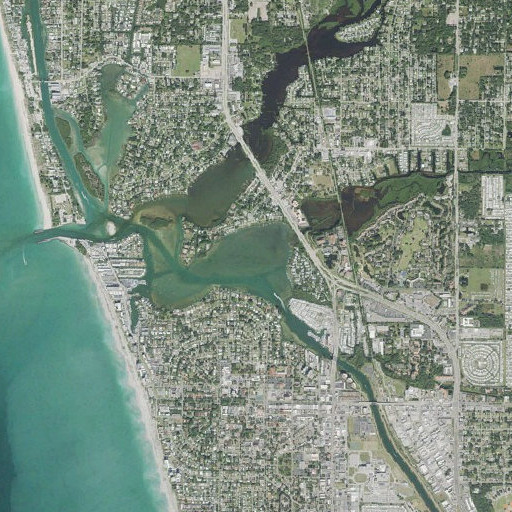 Aerial imagery of Roberts Bay, FL