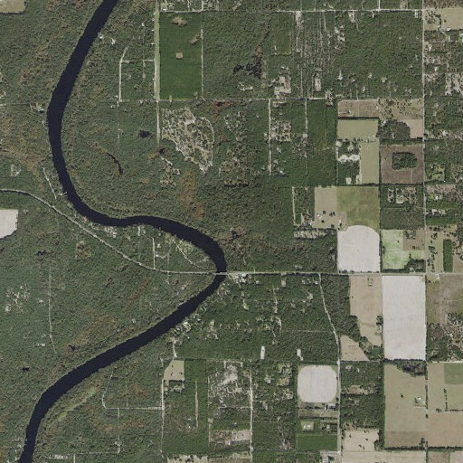 Aerial imagery of Rock Bluff Spring, FL