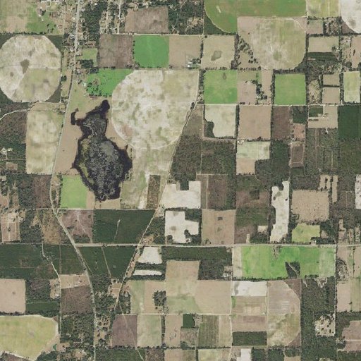 Aerial imagery of Rocky Grove Church, FL