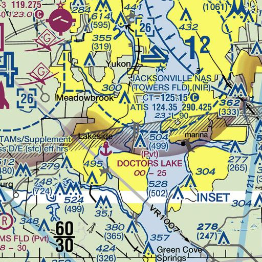 FAA VFR chart of Romeo Point, FL
