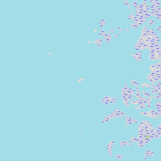 OpenTopoMap map of Saddle Key, FL
