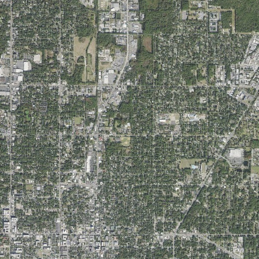 Aerial imagery of Saint Patricks School, FL