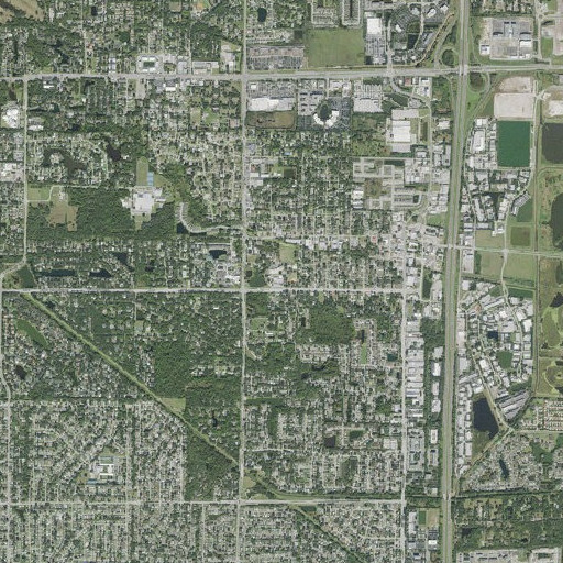 Aerial imagery of Sarasota School, FL