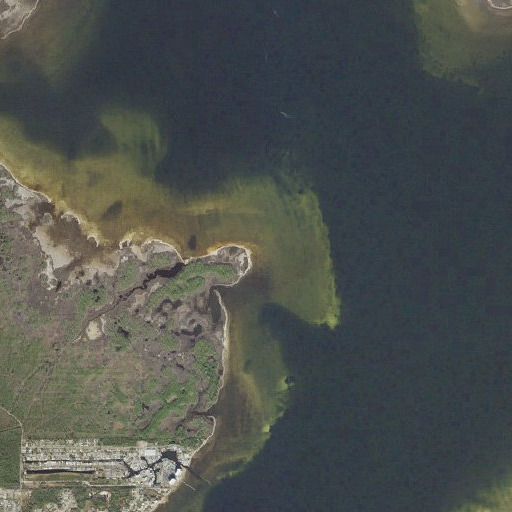 Aerial imagery of Shell Point, FL