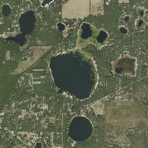 Aerial imagery of Swan Lake, FL