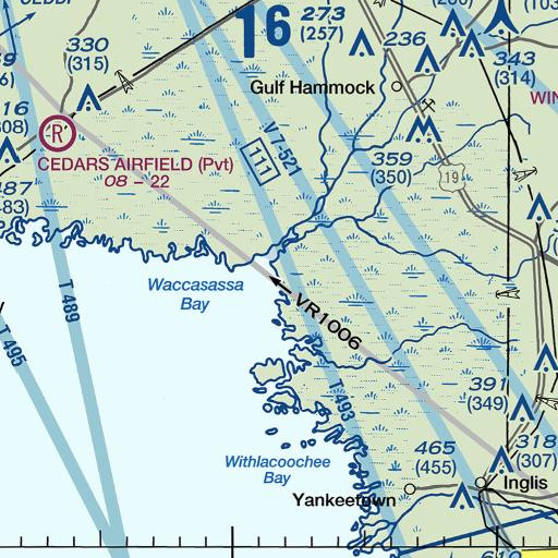 FAA VFR chart of Trout Creek, FL